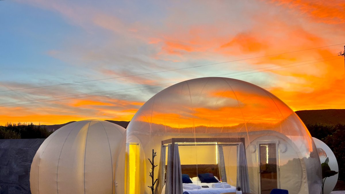 El primer y único hotel burbuja de la provincia de Almería.