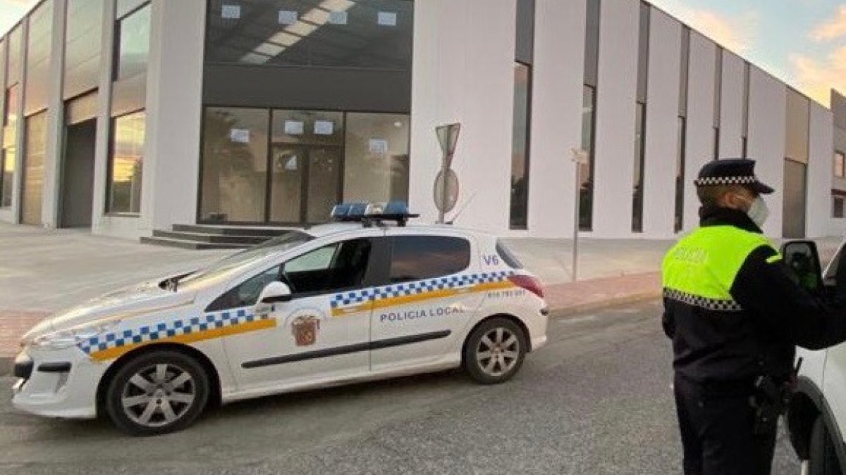 Imagen de archivo de un control de Policía Local.