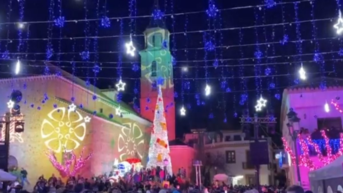 Imagen de la iluminación del año pasado.