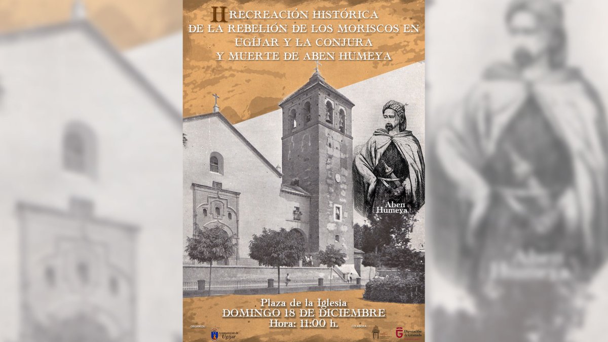 Cartel de la recreación histórica.
