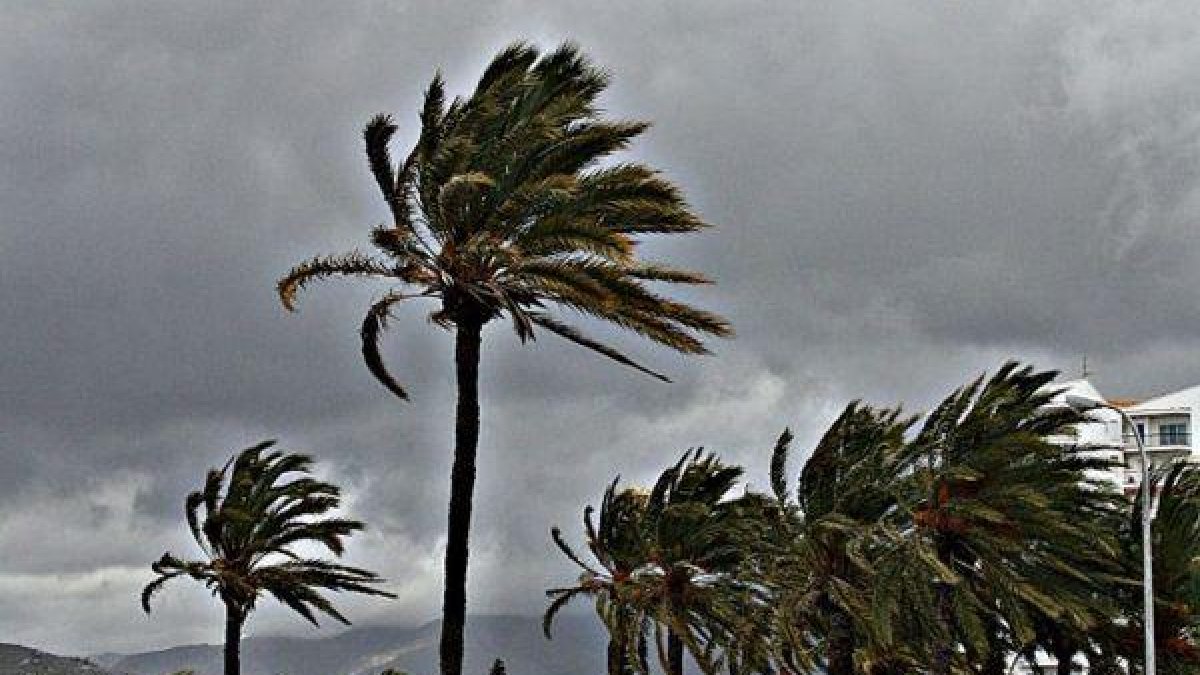 Imagen de archivo de un día de viento.