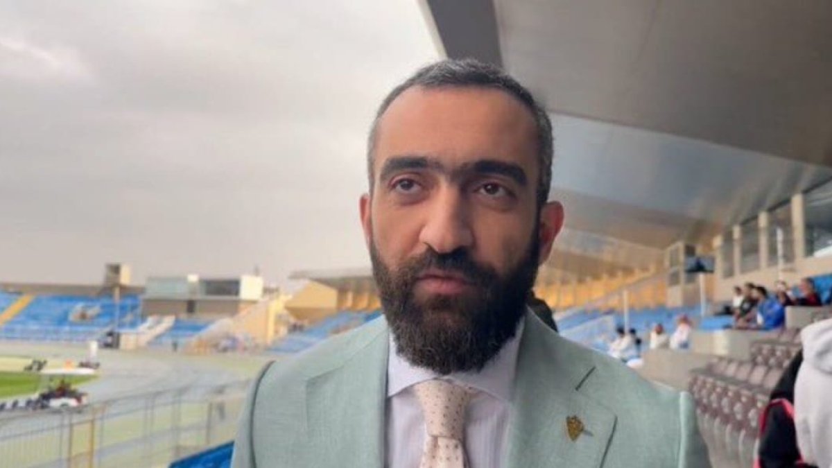 Mohamed El Assy en la previa del partido ante el Al-Nassr en Riad.