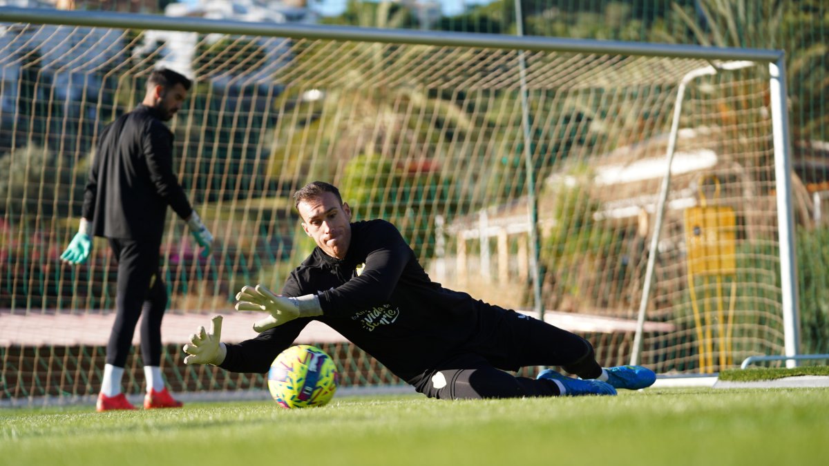 Fernando en la concentración de Marbella.