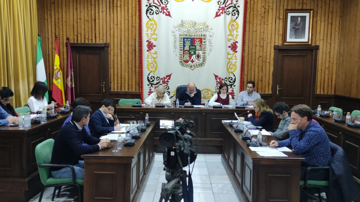 Sesión Plenaria celebrada en Huércal-Overa para aprobar los presupuestos 2023.