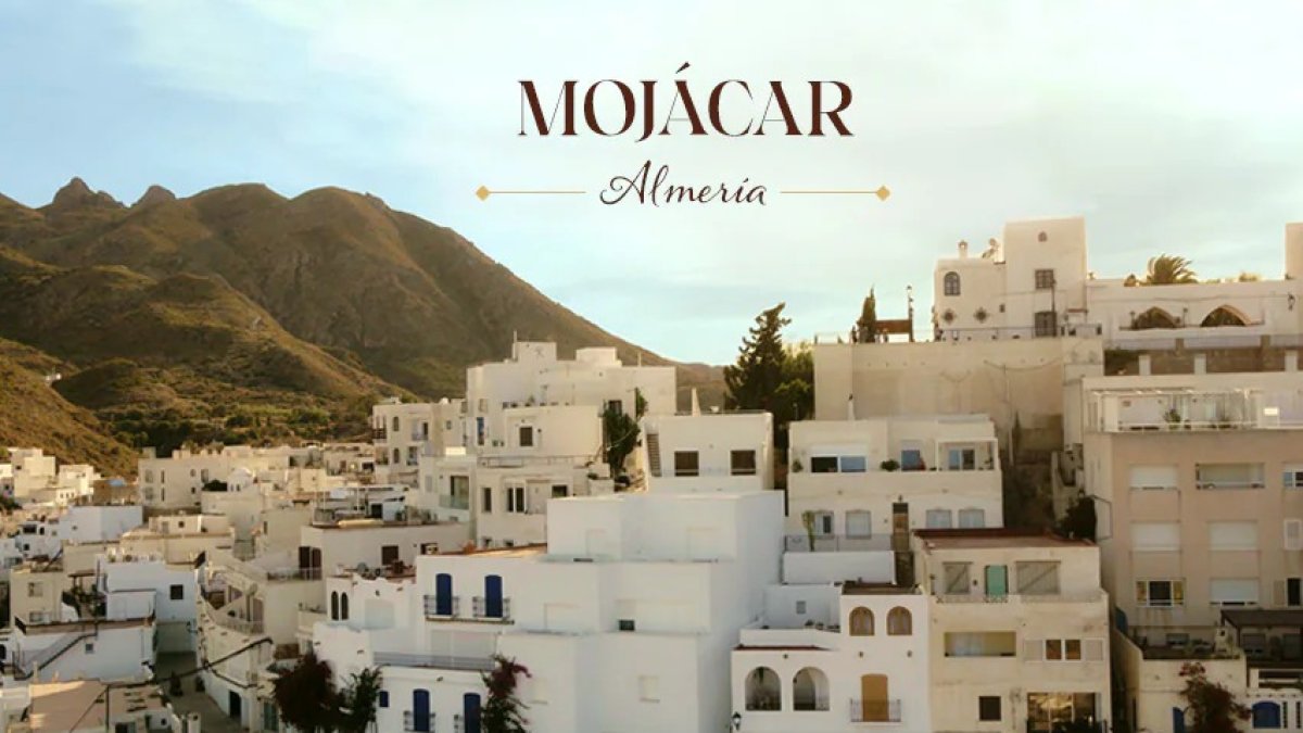 Imagen de Mojácar en la web de Ferrero Rocher.