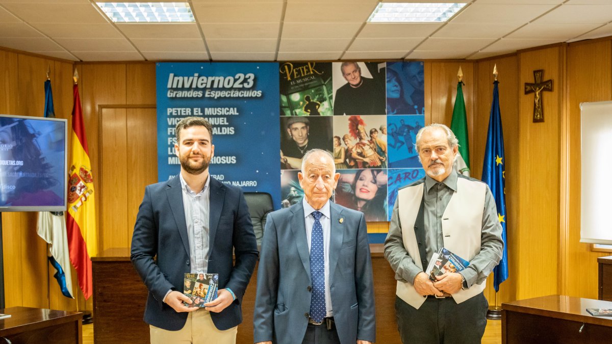 Juan Carlos Muyor, Gabriel Amat y Juan José Martín.