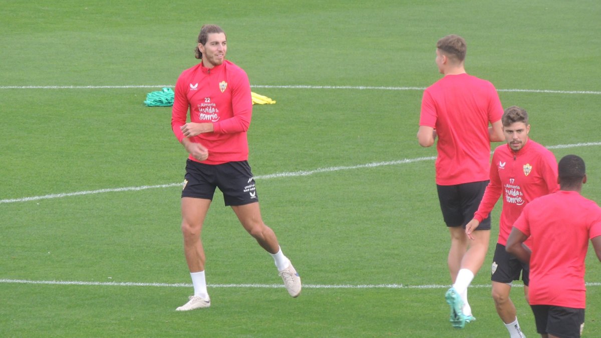 Babic completó gran parte del entrenamiento con el grupo.