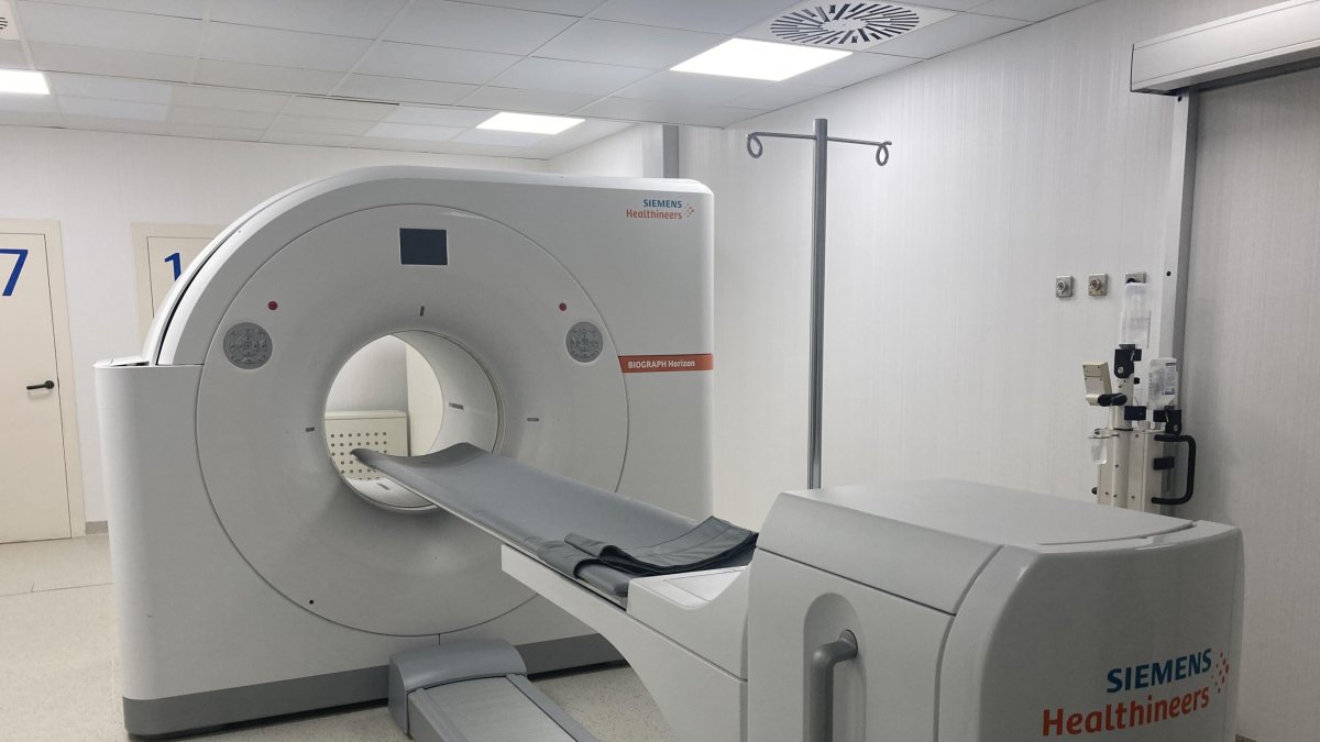 PET-TAC en otro hospital.