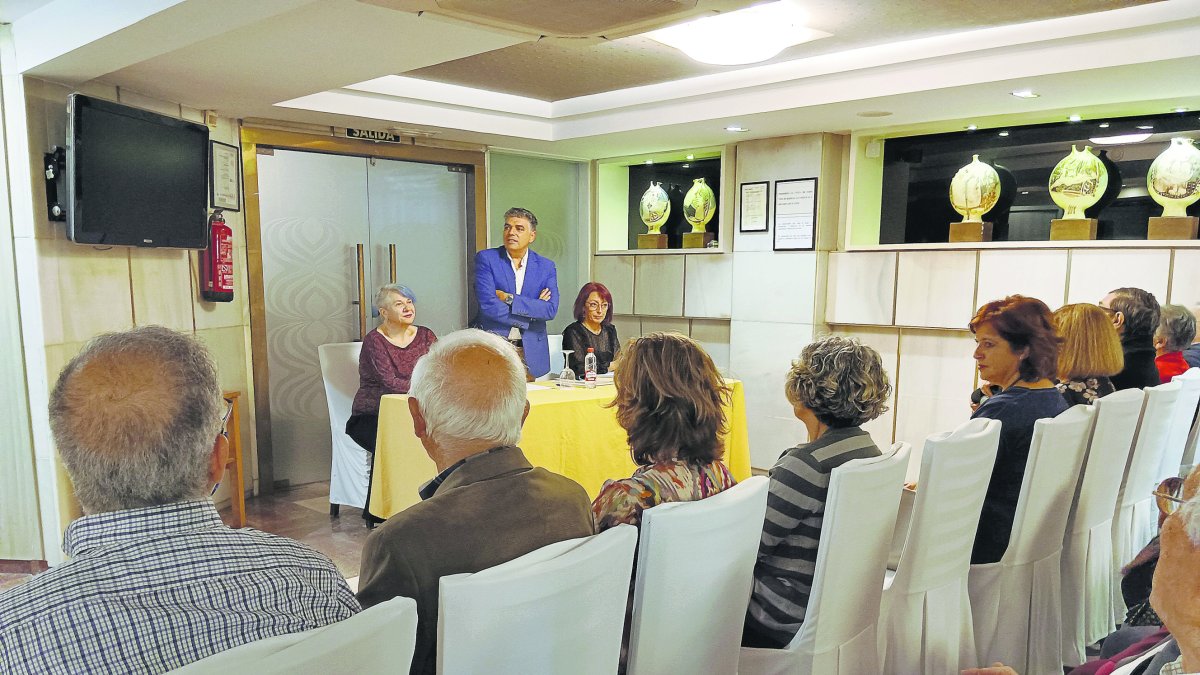 Acto de Miguel Cazorla hace unas semanas.