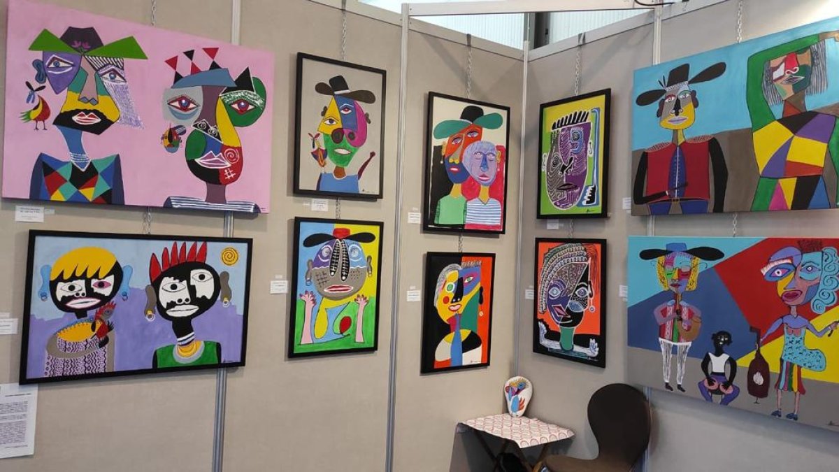 Diferentes obras de arte se expusieron este fin de semana en Berja.