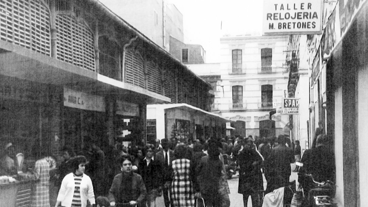 El entorno de la Plaza en los años 60.