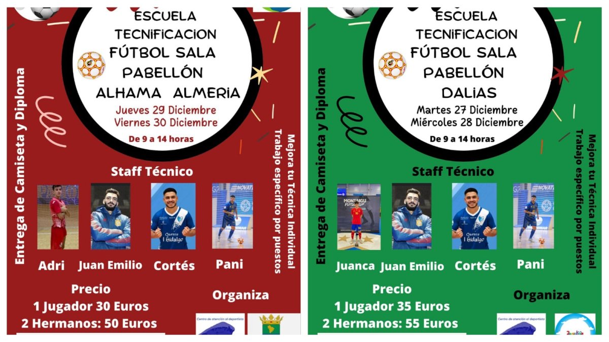 Dos eventos para crecer en el fútbol de pista.