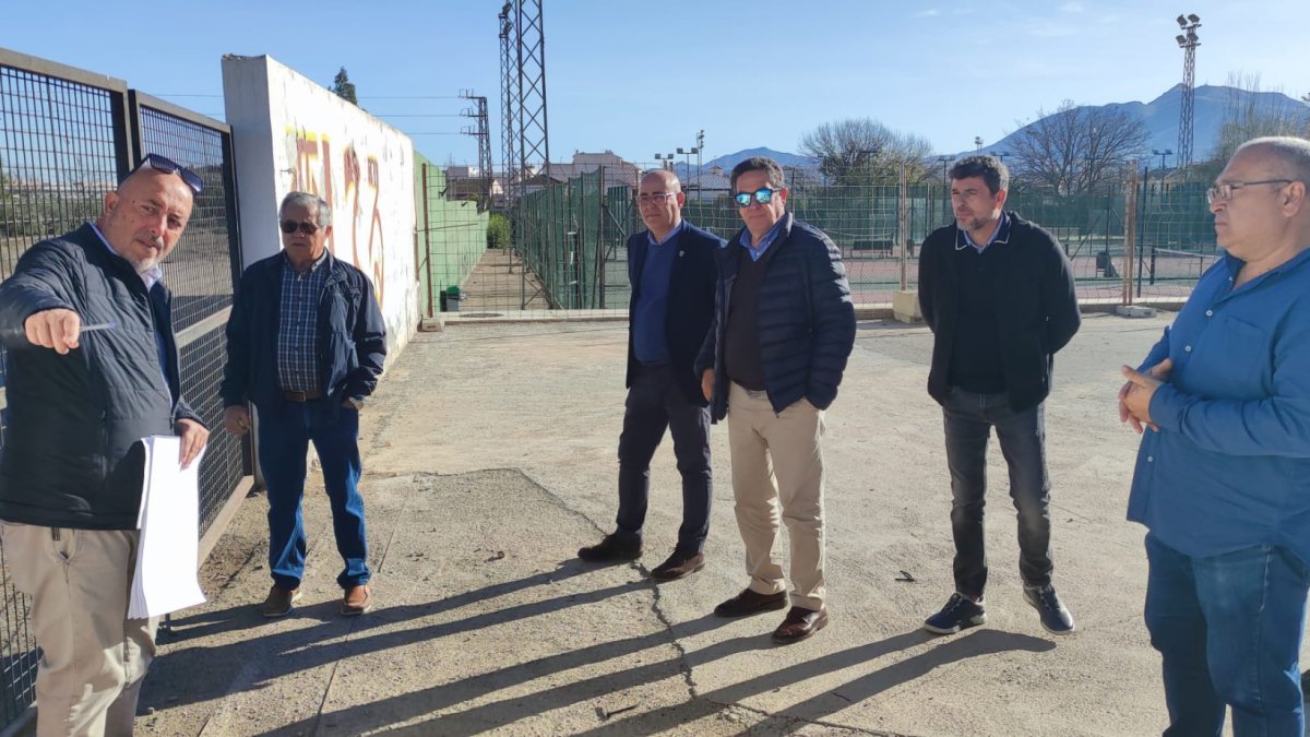 Visita a una de las zonas que se verán afectadas por las mejoras.