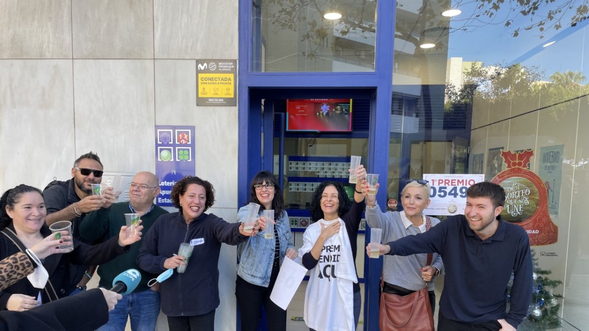 Celebración del premio en Oliveros