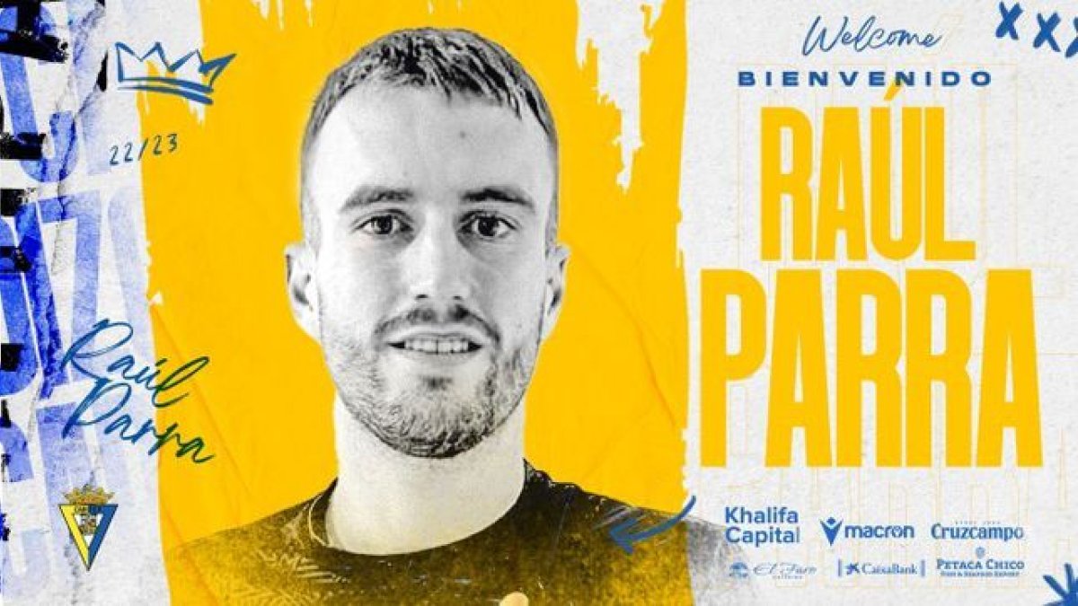 Raúl Parra ya está entrenando con el Cádiz de Sergio González.