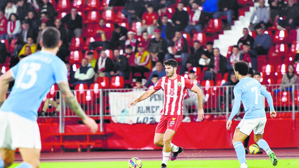 Gonzalo Melero en la última prueba ante la Lazio. El viernes ya toca Cádiz.