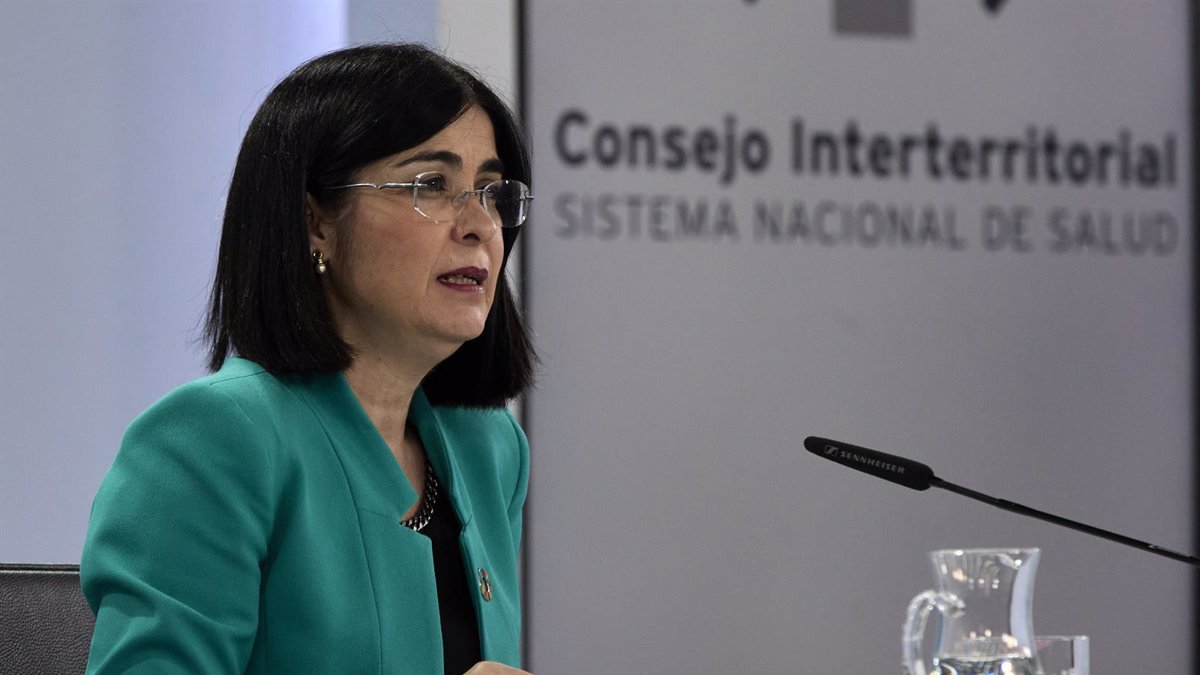 Carolina Darias, ministra de Sanidad.