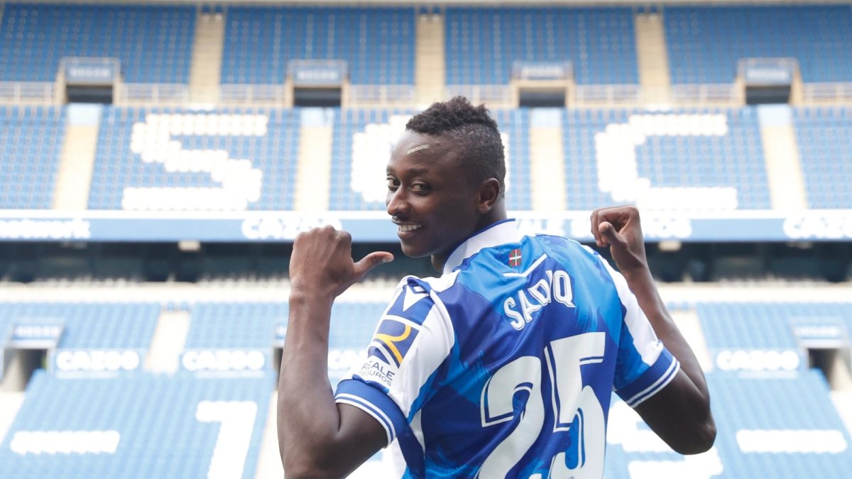Sadiq es feliz en la Real Sociedad.
