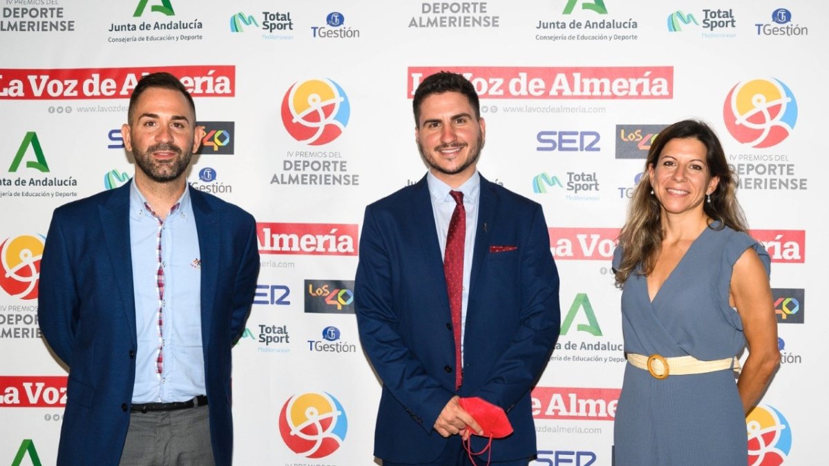 Sergio Domínguez, Sergio Vicente y Bea Vargas.