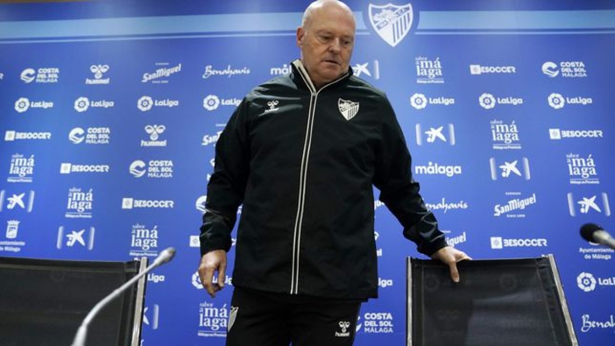 Pepe Mel, entrenador del Málaga.