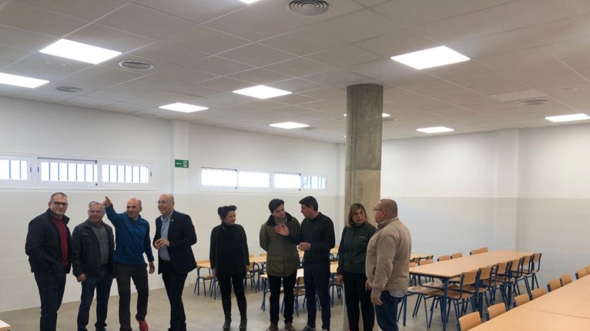 Inauguración del nuevo comedor escolar en Huércal-Overa.