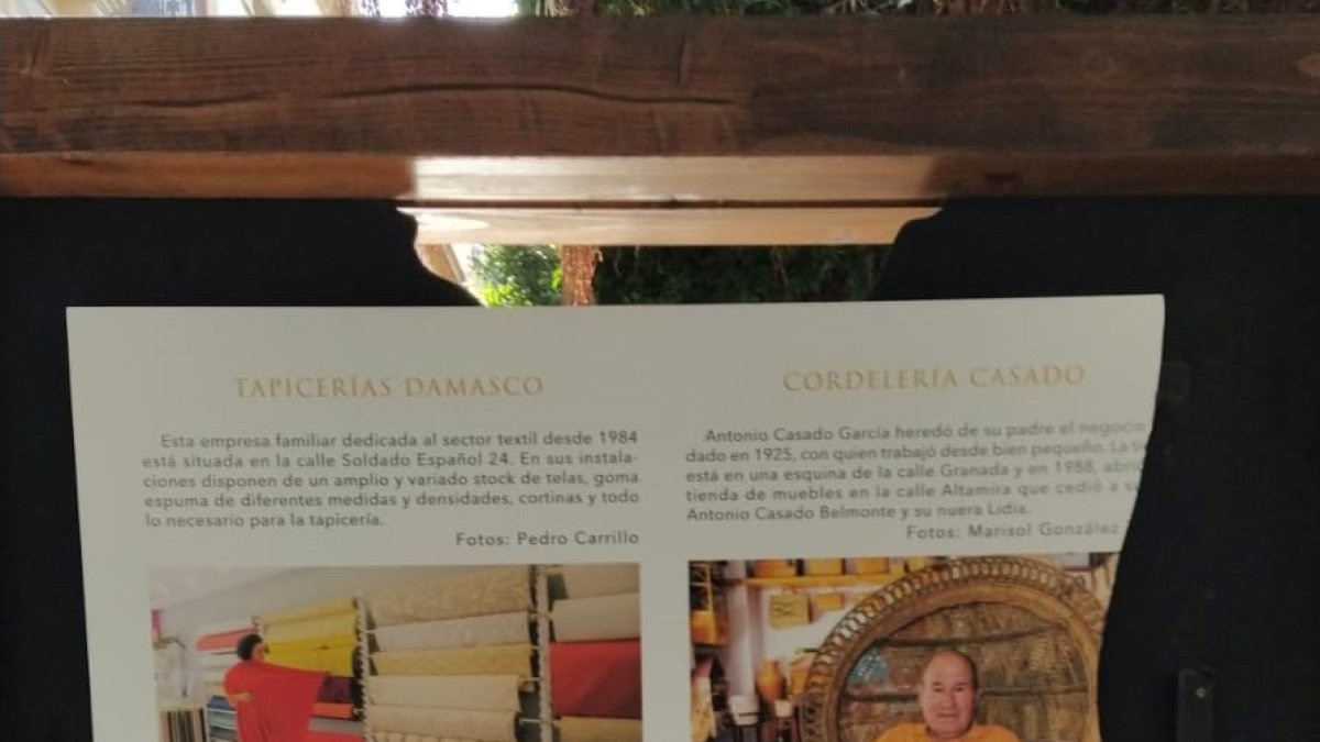 Obra que ha sido vandalizada en el Paseo de Almería