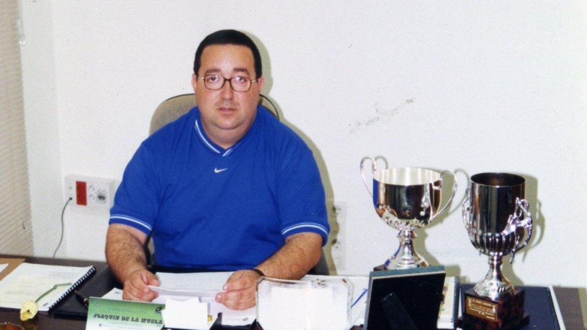 José Juan Rubí en uno de sus despachos en su dilatada carrera.