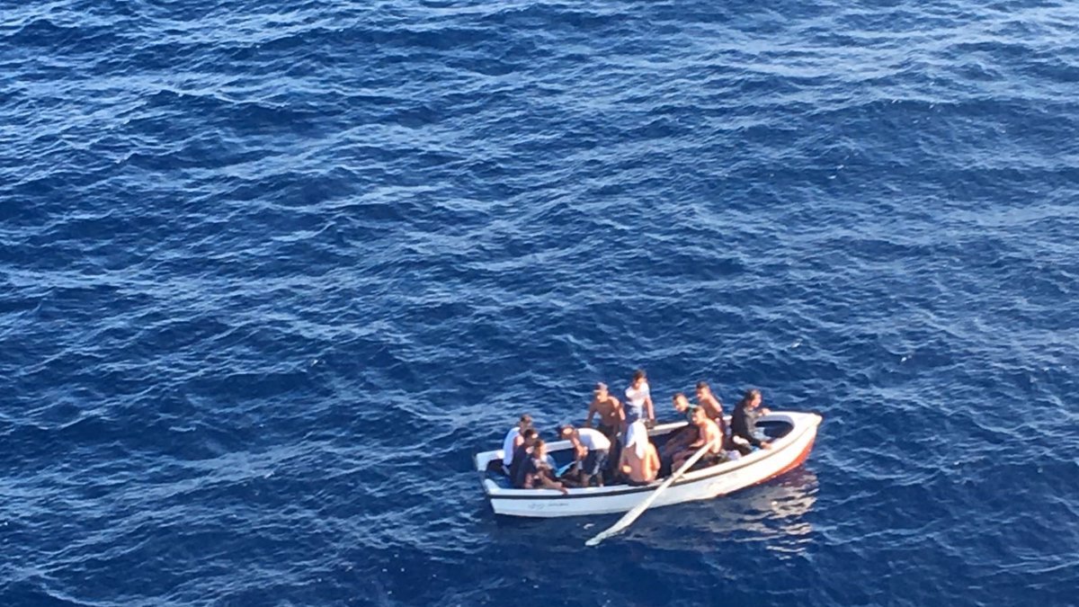Imagen de archivo de una patera.