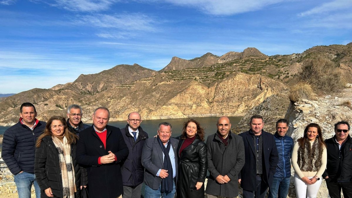 Inauguran las obras de emergencia de mejora de garantía de agua para abastecimiento de los municipios de la comarca almeriense del Almanzora.