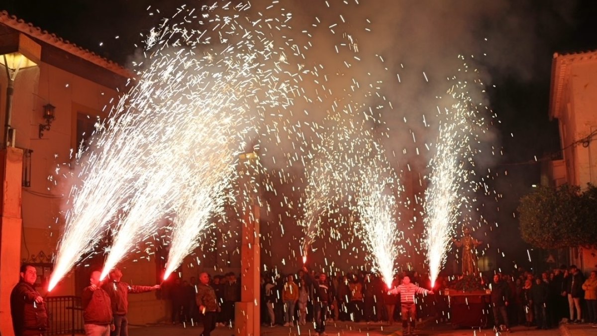 Un momento durante las fiestas en honor a San Antón. Foto: Andrés Carrillo