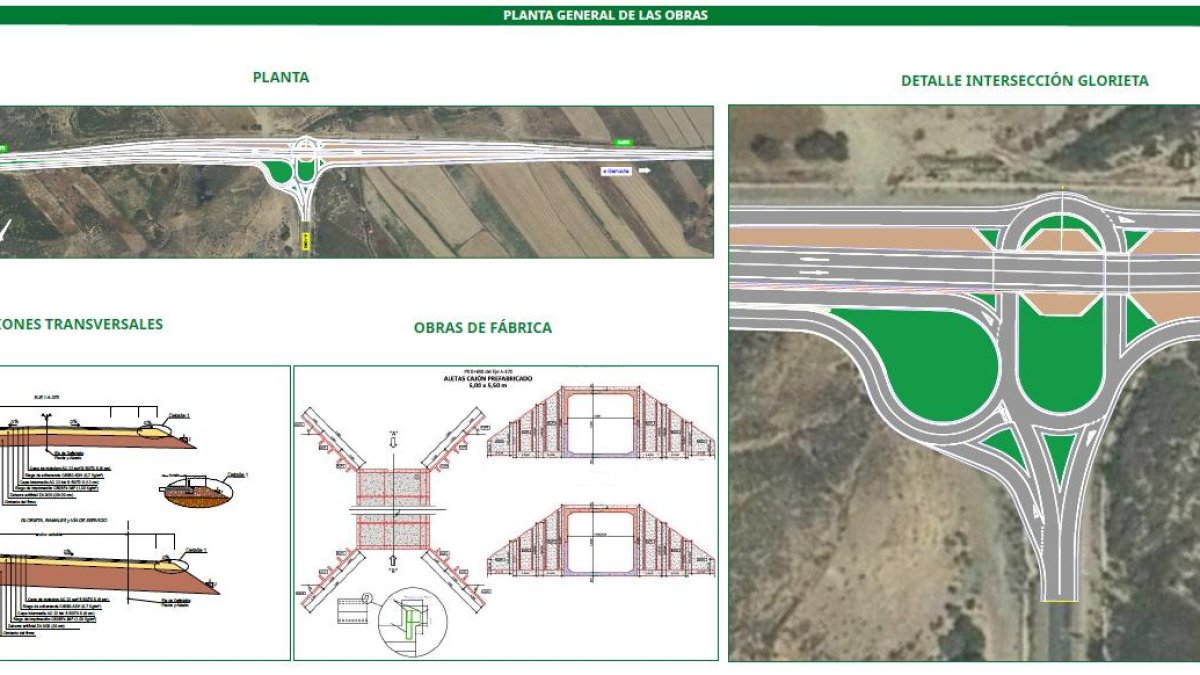 Plano del lugar y proyecto a llevar a cabo en la intersección.