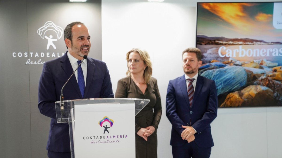 Intervención del alcalde de Carboneras, Jose Luis Amérigo en FITUR.