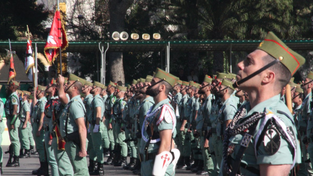 Formación de legionarios