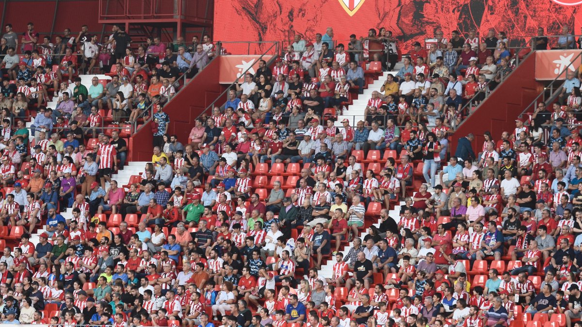 El Almería tiene una afición de Primera División.