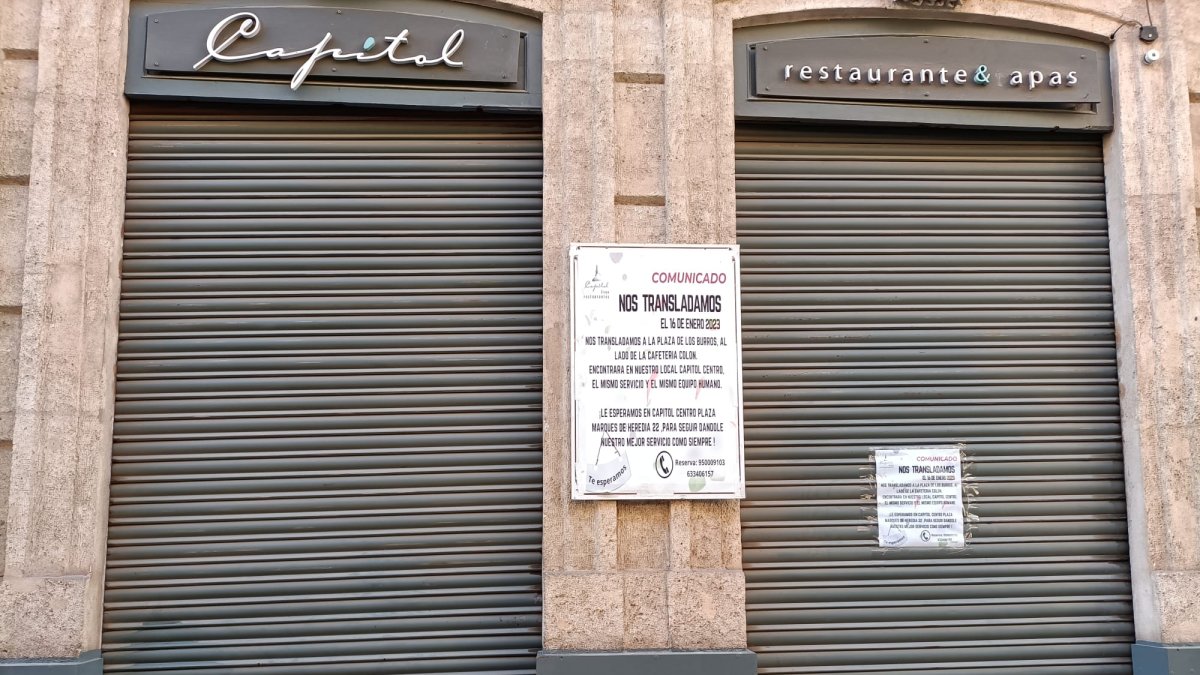 El Capitol ha bajado su persiana para siempre.