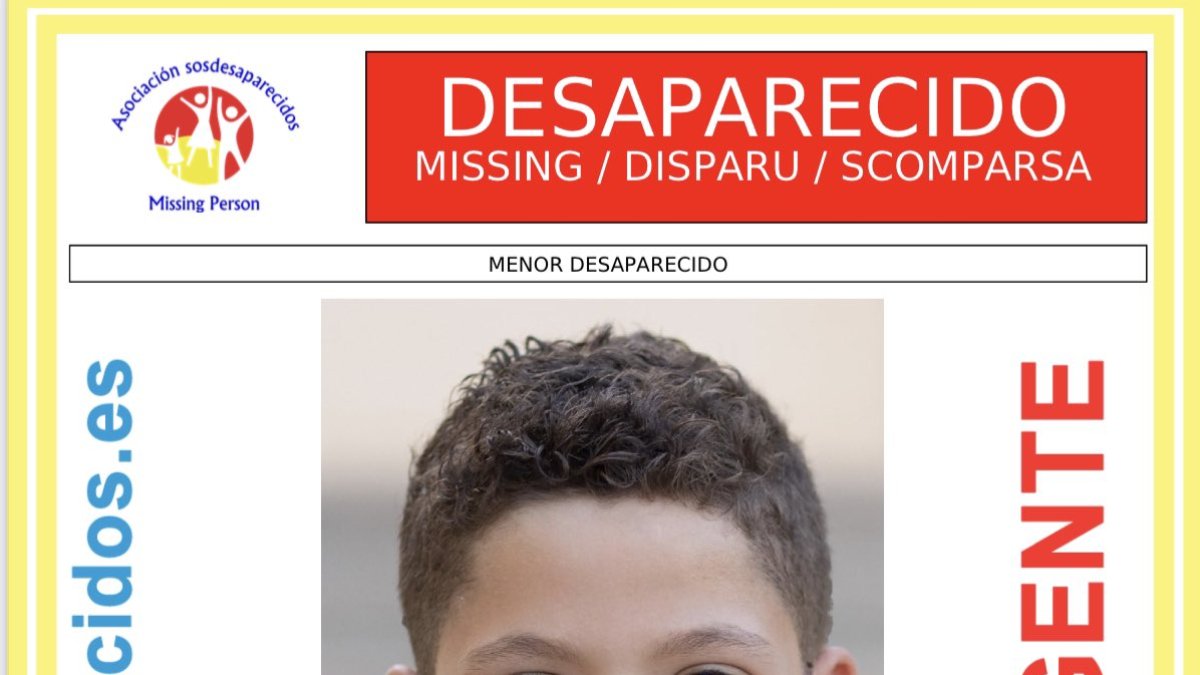 Cartel publicado por SOS Desaparecidos.