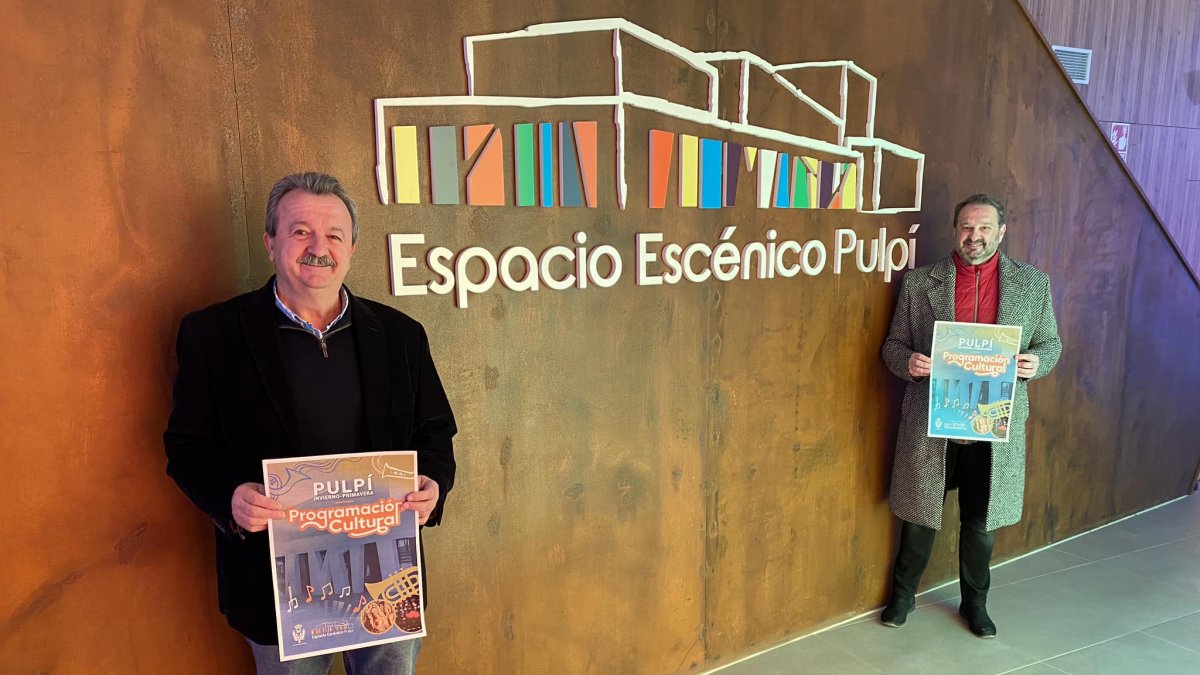 El alcalde y el edil de Cultura presentan la programación cultural para el primer trimestre de 2023.