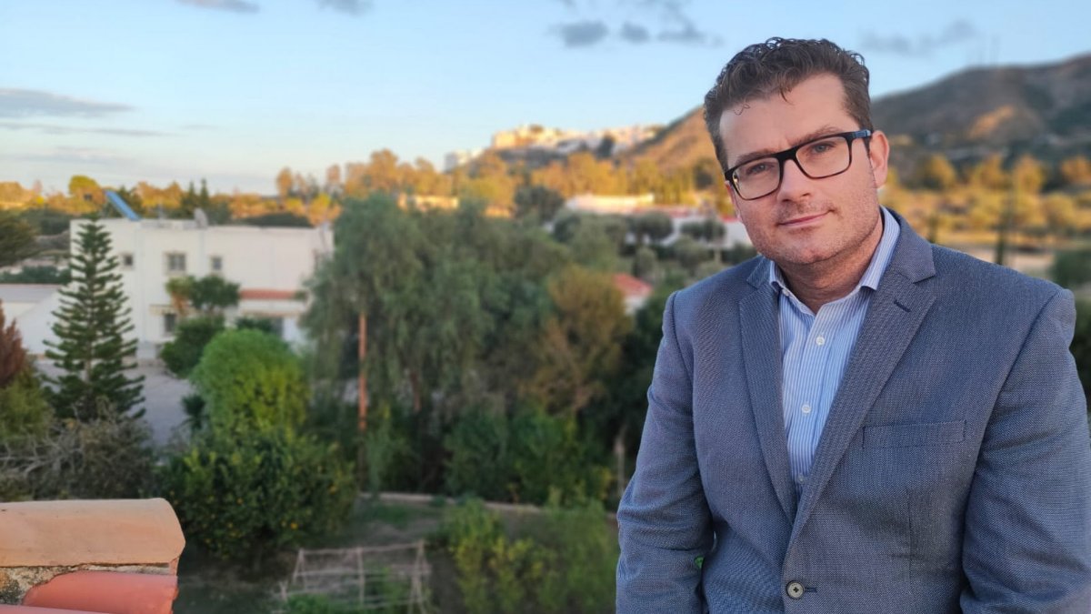 El portavoz socialista en Mojácar, Manuel Zamora.