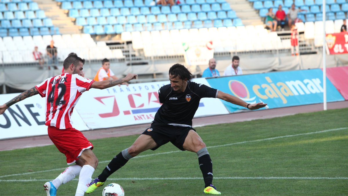 Aleix Vidal en un partido de pretemporada contra el Valencia.