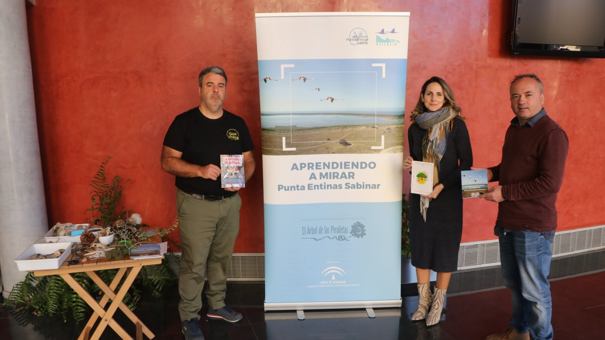 Presentación del aula ecológica promovida por el Ayuntamiento.