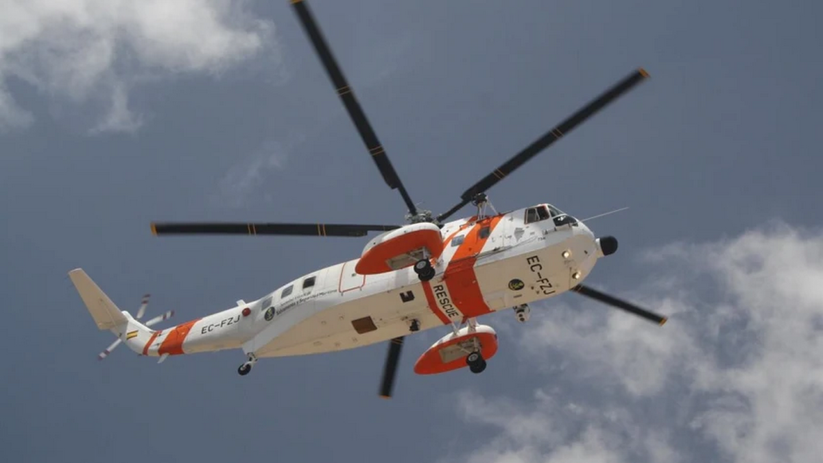 Imagen de archivo de un helicóptero de Salvamento Marítimo.