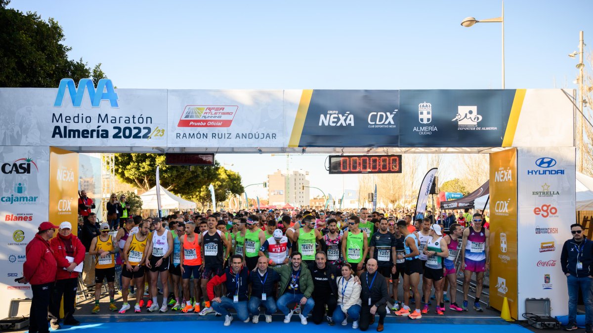 Participantes en la Media Maratón.