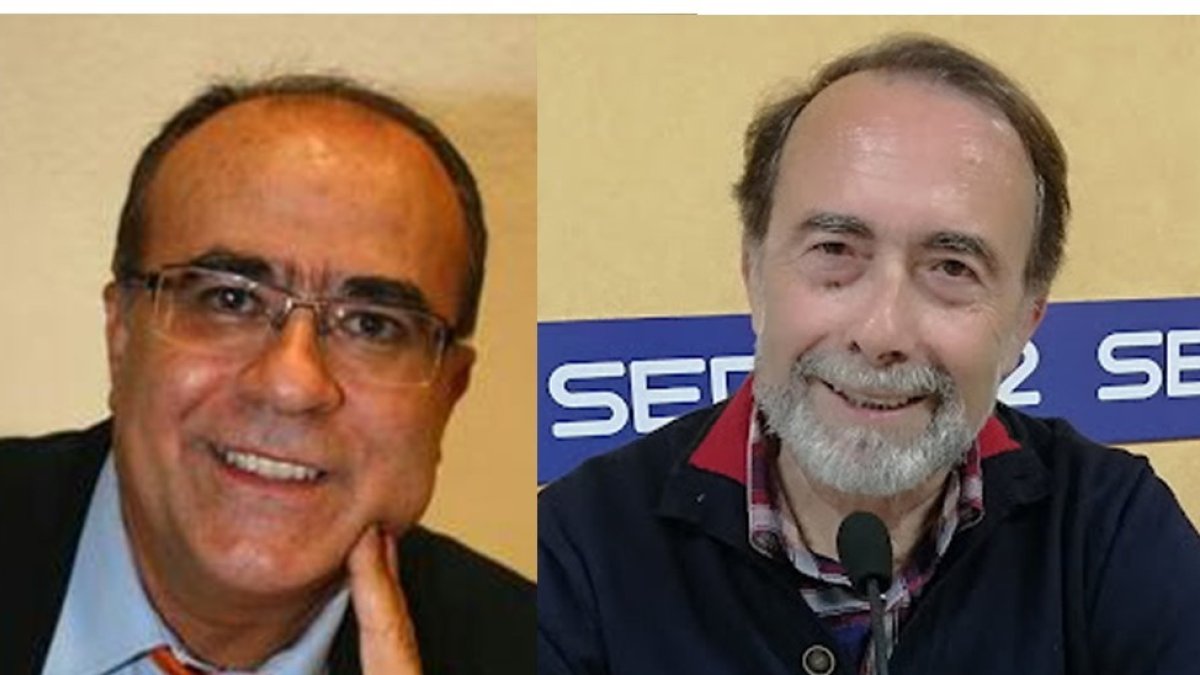 Juan José Melero y Antonio Torres, comentaristas del Carrusel Deportivo de la Cadena SER.