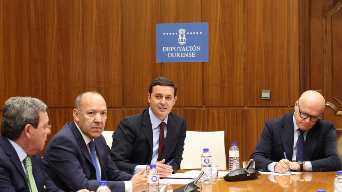 Javier A. García, en la reunión de la FEMP en Orense.