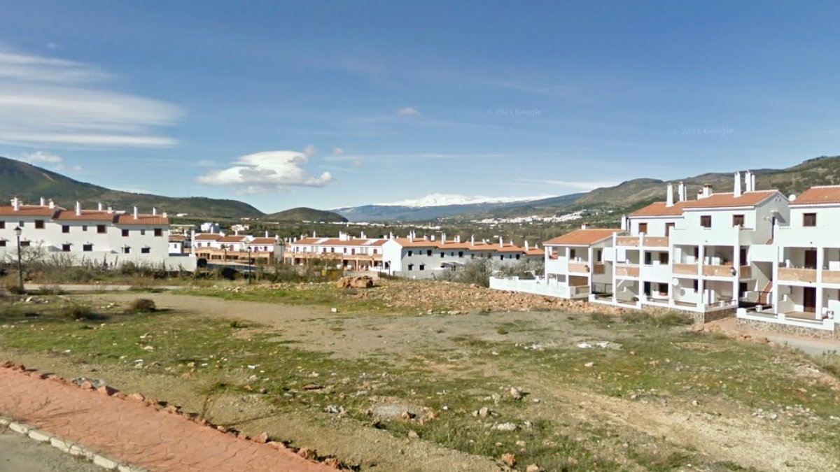 Lugar en el que estará ubicado el nuevo jardín urbano de Fondón.