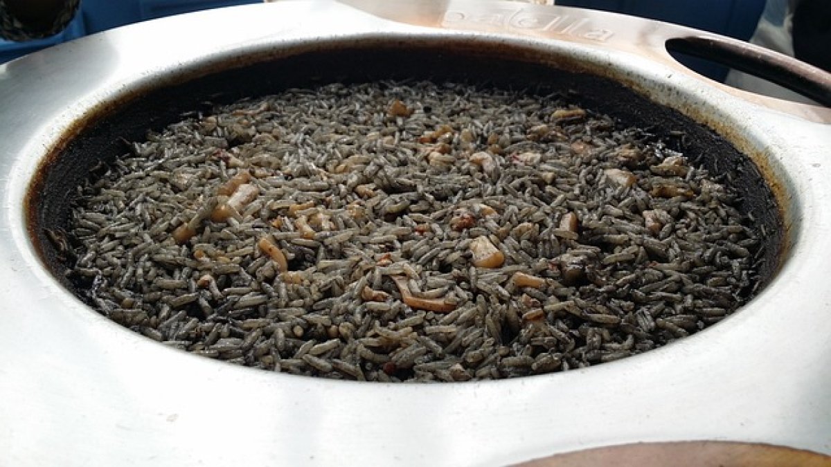 Arroz negro.