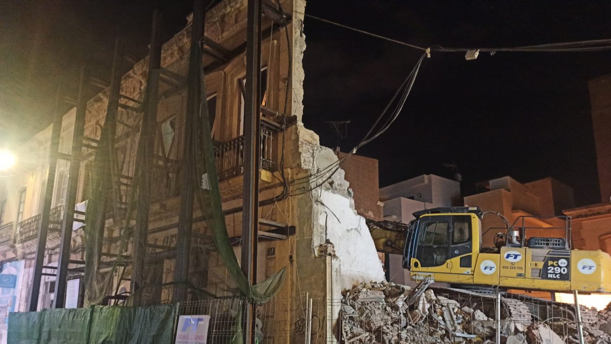 Así se veía la fachada de la antigua bodega La Oficina