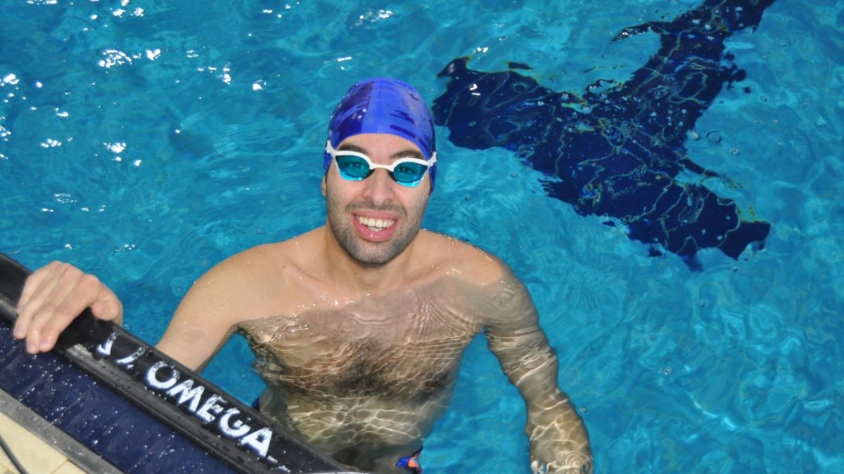 Tejada es el referente para la natación almeriense.