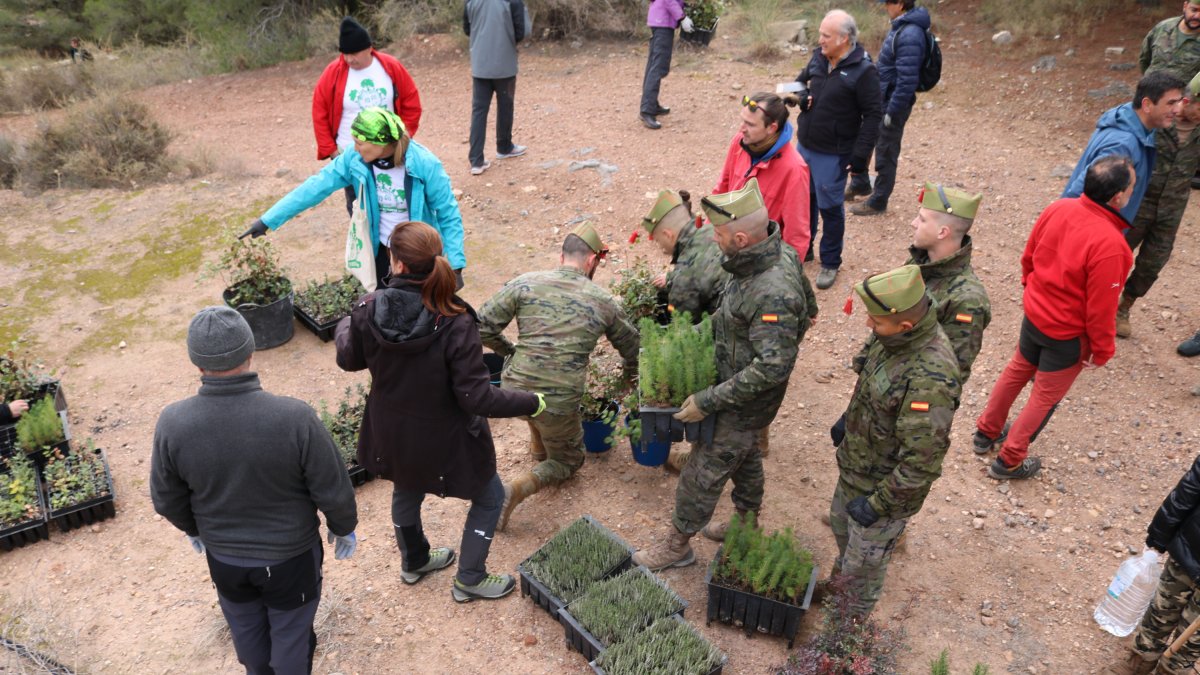 Acción ecologista en Alhama