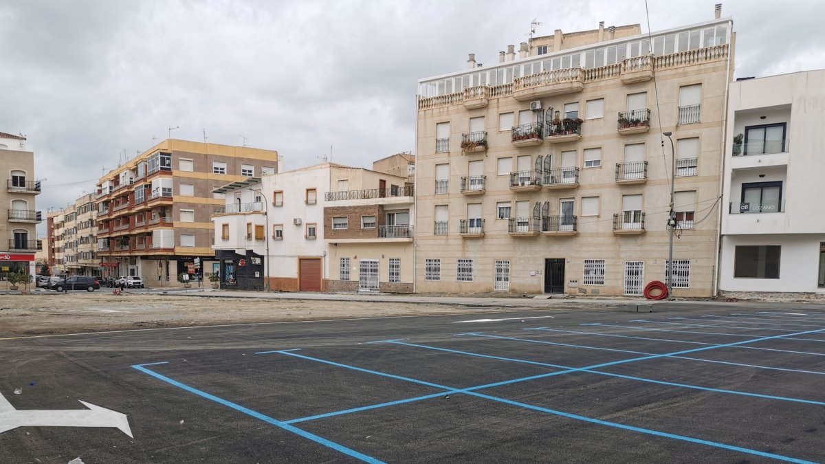 Zona de aparcamientos ya delimitada dentro de este proyecto.